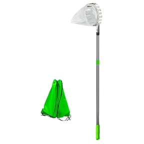 Stainless Steel Fruit Pickers With Extendable Poles And Ground Collector Tool