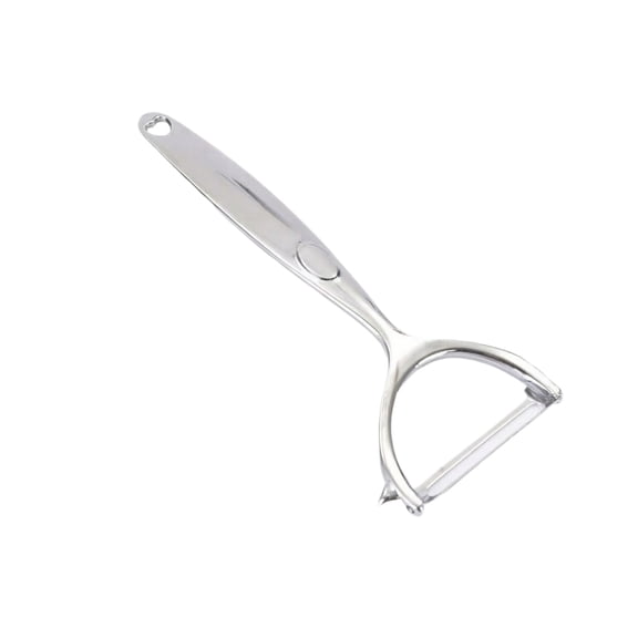 Stainless Steel Fruit and Vegetable Scraper, Sharp Peeler for Potatoes, Apples, and Carrots, Durable Kitchen Peeling Tool with Comfortable Non-Slip Handle