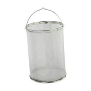 Stainless Steel Fry Basket Mesh Vegetable Fruit Filter Basket Wire Fry Basket Chicken Frying Basket for Cooking Camping Pasta 18cm