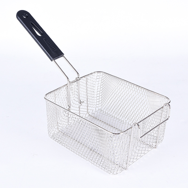 Stainless Steel Frying Basket Deep Fry Basket Frying Basket with Handle