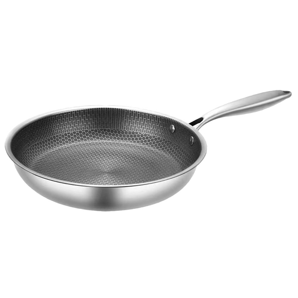 Stainless Steel Frying Pan Grain Frying Wok Stirring Pan