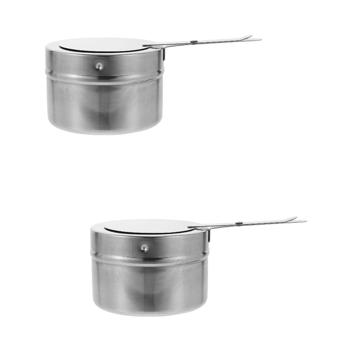 Stainless Steel Fuel Box Warming Tray Camping Cookware Alcohol Burner Stove Server
