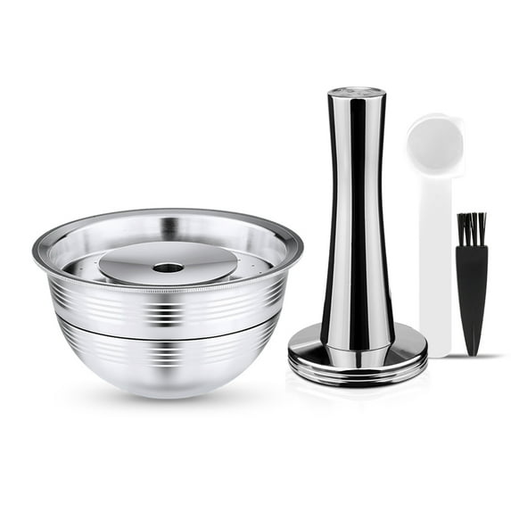 Stainless Steel Funnel,And Env150 Steel Coffee Stainless Steel Pod Env150 Set Compatible Coffee Set - Fillable Pod And Coffee Cup Fillable Coffee Set - Env150 Coffee With Powder Tamper