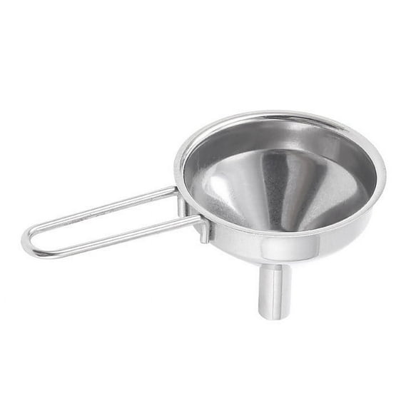 Stainless Steel Funnel Funnel For Filling Bottles | Small Kitchen Funnel Bottle Funnel With Long Handle | Food Grade Kitchen Funnel | Hangable Oil Filling Funnel