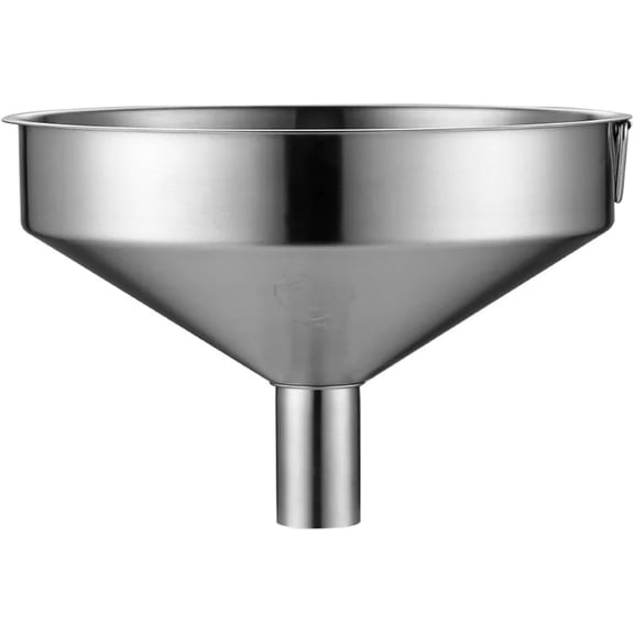 Stainless Steel Funnel - Large Diameter, Industrial Grade, Extra Wide Mouth for Commercial and Home Use(304-27 CM)