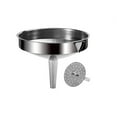 thumbnail image 1 of Stainless Steel Funnel with Detachable Strainer (Approx. 6 Inches), 1 of 5