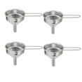 thumbnail image 1 of Stainless Steel Funnels, Funnels for Filling Bottles, Kitchen Small Funnel Liquor Flask Funnels with Long Handle, Angable Oil Filling Funnel for Transferring Essentiall Oils(4PC), 1 of 7
