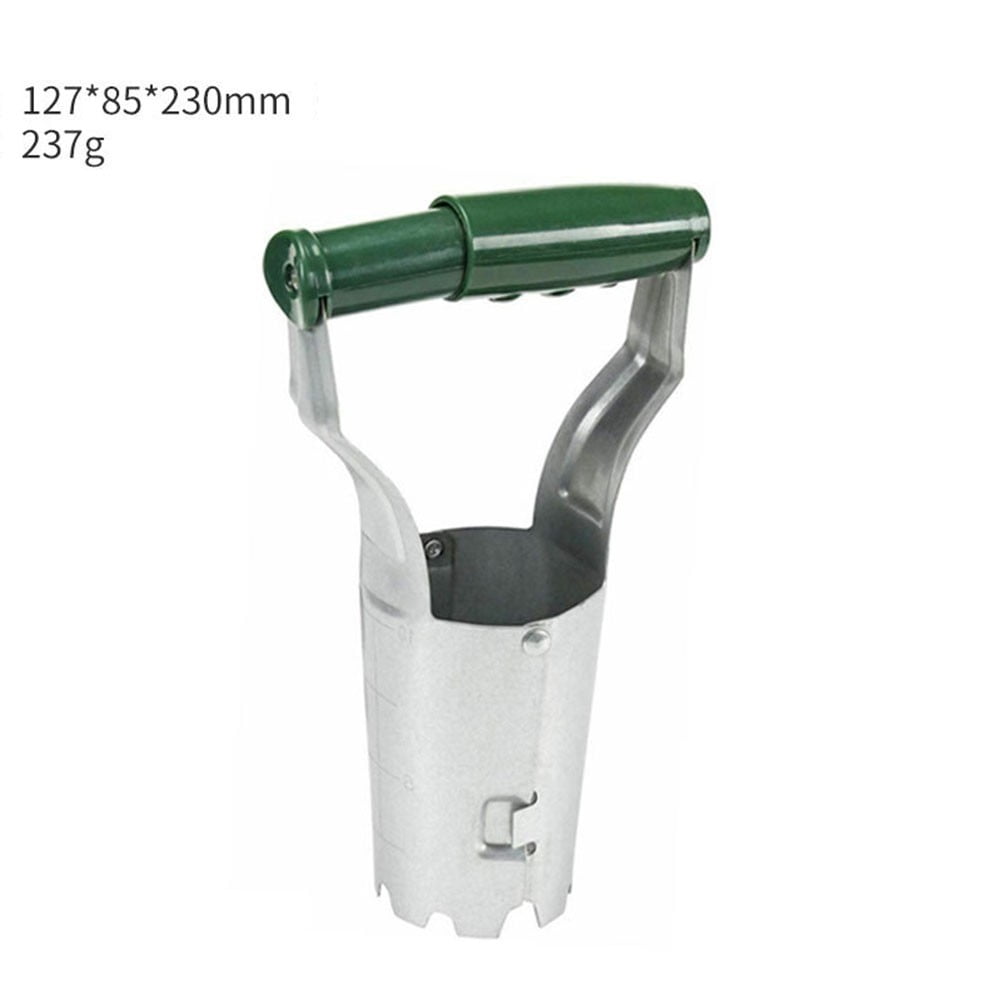 Stainless Steel Garden Bulb Digger with Depth Mark for Easy Soil