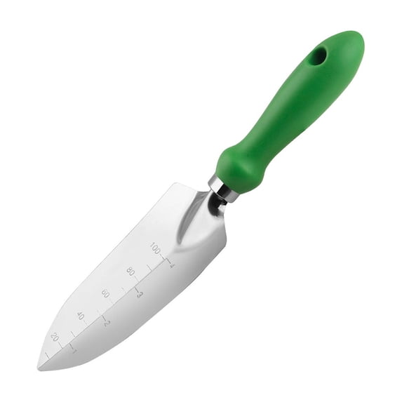 Stainless Steel Garden Hand Trowel with Plastic Handle - Planting & Weeding Tool for Outdoor Vegetables & Flowers, Ergonomic Design
