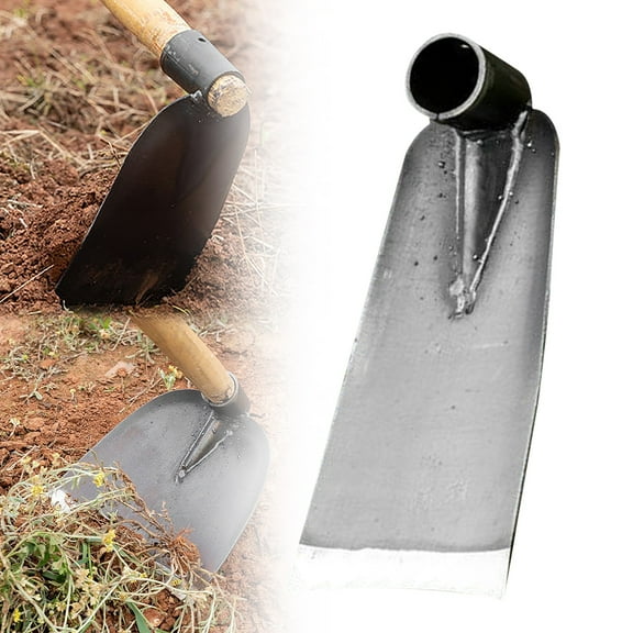 Stainless Steel Garden Hoe - Multi-Purpose Hand Shovel for Digging, Weeding, Planting - Durable Farm & Backyard Tool for Loosening Soil, Edging Beds (Easy to Install)
