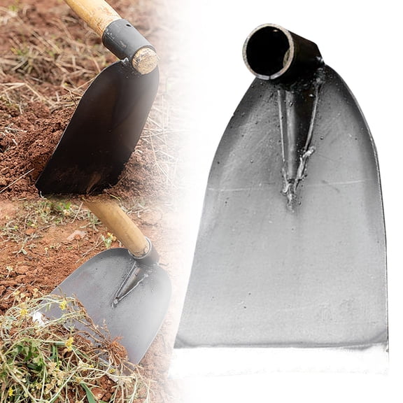 Stainless Steel Garden Hoe - Multi-Purpose Hand Shovel for Digging, Weeding, Planting - Durable Farm & Backyard Tool for Loosening Soil, Edging Beds (Easy to Install)