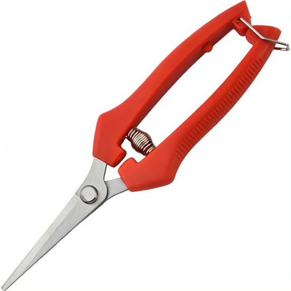 Stainless Steel Garden Pruning Shears, Multifunctional Farm Scissors for Flower Thinning, Fruit Thinning, Fruit Picking, Grape Vegetable and Flower Trimming