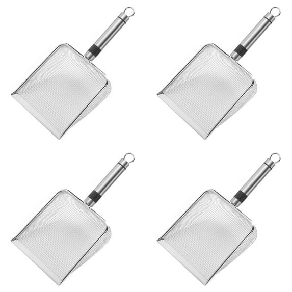 Stainless Steel Garden Soil Sifter with Handle – Large Sifting Surface, Heavy-Duty Compost Sifter for Gardening, Potting Soil, Sand, and Mulch – Ergonomic Grip & Rust-Proof Design