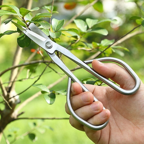 Stainless Steel Gardening Pruning Shears, Sharp Scissors for Trimming Branches & Leaves - Durable Garden Shears for Potted Greenery, Flower Beds & Horticulture, Easy to Use & Rust-Resistant,1pc