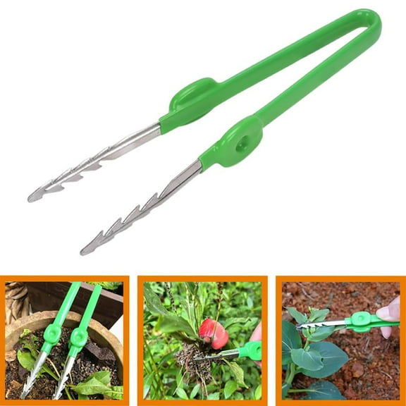 Stainless Steel Gardening Tweezers Precision Trim Tool for Craft Floral Arrangement