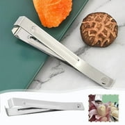 Stainless Steel Garlic Peeler Tool Garlic Skin Remover Clip, Multifunction Kitchen Peeling Tool Easy Grip, Durable Garlic Cleaner Peeling Gadget, Kitchen Garlic Processing Tool Accessories
