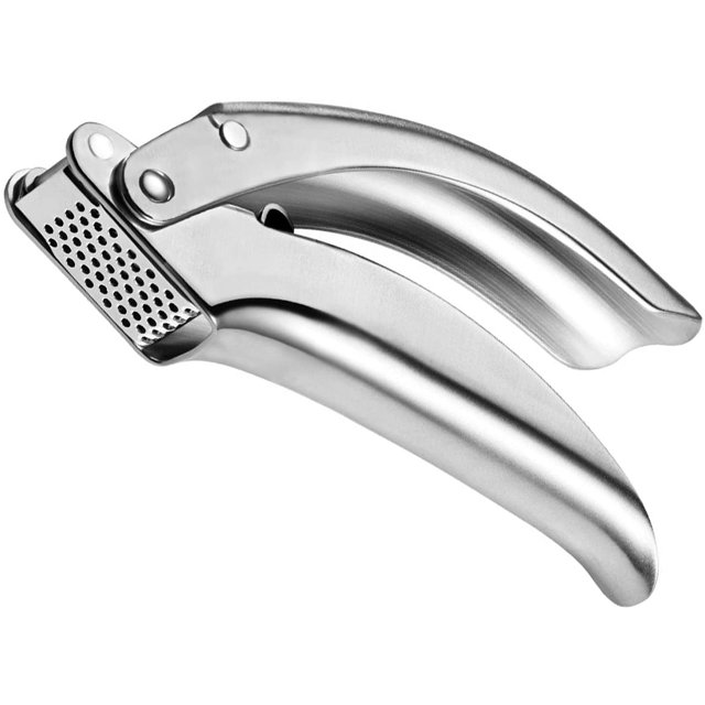 Stainless Steel Garlic Press Professional DoubleLever Design for