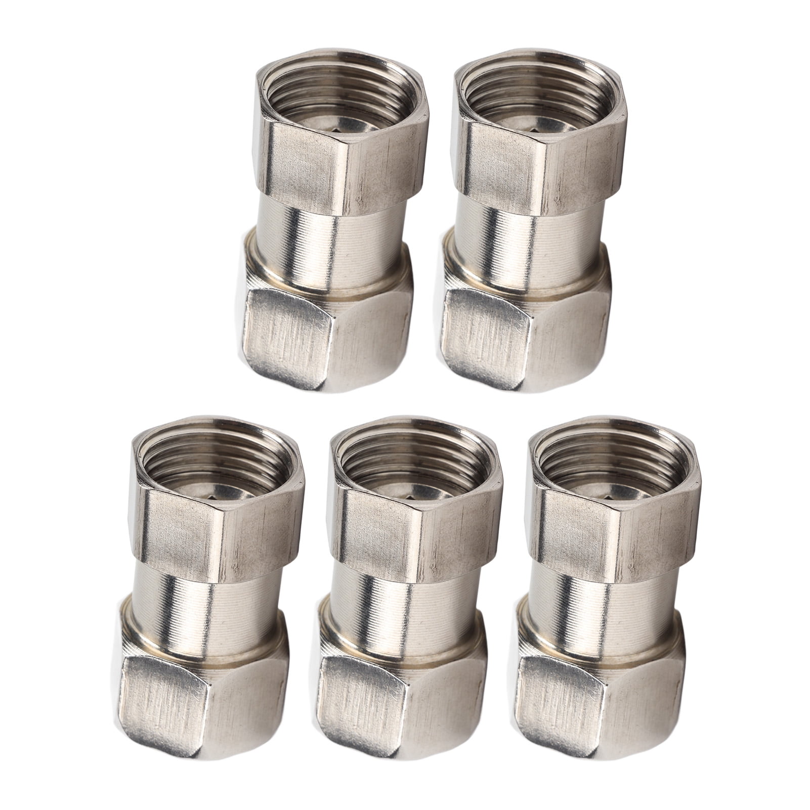Stainless Steel Gas Pipe Couplings, Normal Pressure Female Thread Pipe Adapter Plumbing Fittings