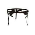 thumbnail image 1 of Stainless Steel Gazing Mirror Ball Metal Pedestal Stand (Dragonfly Design), 1 of 3