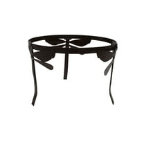 Stainless Steel Gazing Mirror Ball Metal Pedestal Stand (Dragonfly Design)