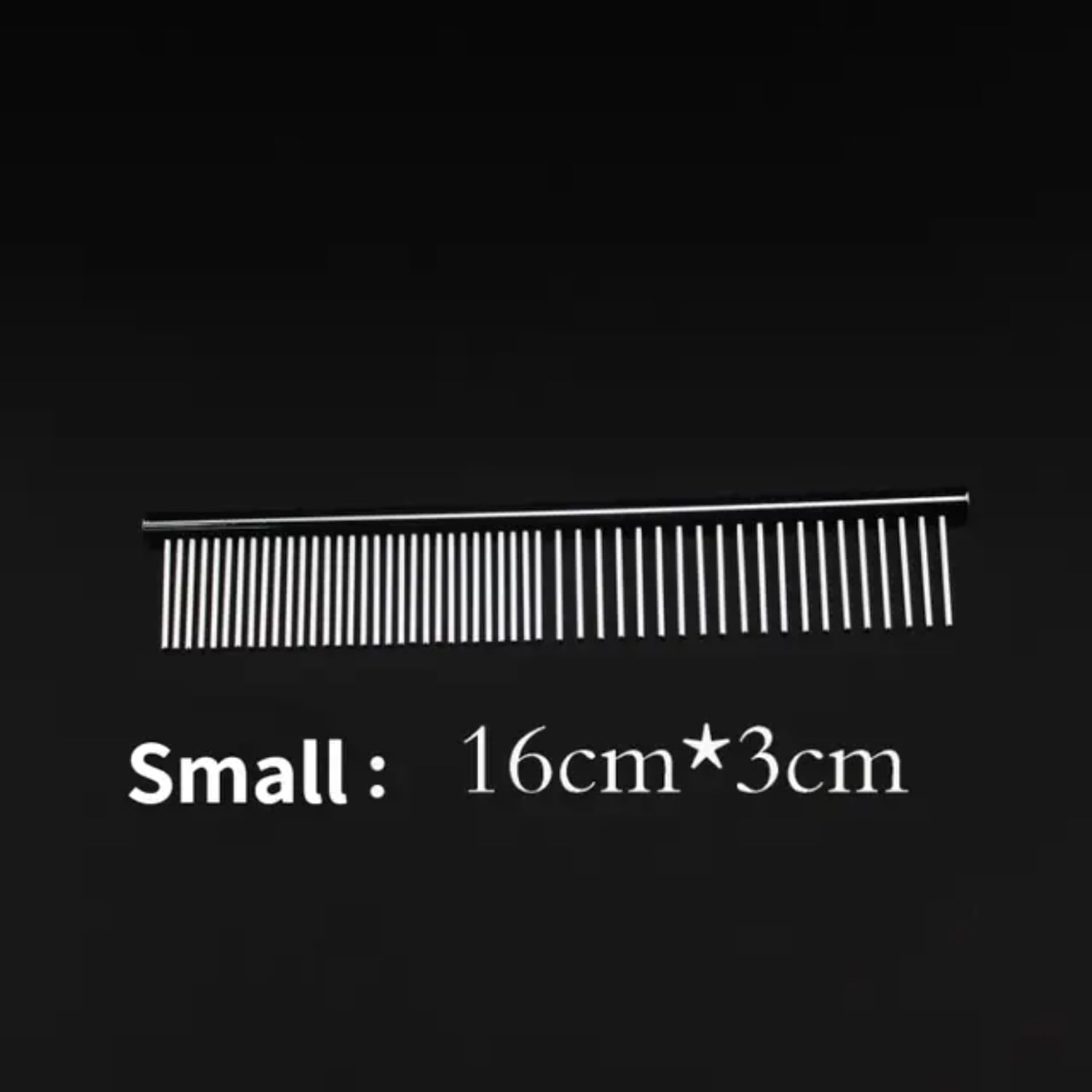 Stainless Steel Gentle Pet Grooming Comb for Effective Hair Removal