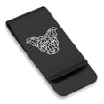 thumbnail image 1 of Stainless Steel Geometric Polygon Dog Animal Classic Slim Money Clip Credit Card Holder, 1 of 2