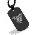 thumbnail image 1 of Stainless Steel Geometric Polygon Dog Animal Dog Tag Pendant Necklace, 1 of 3