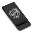 thumbnail image 1 of Stainless Steel Geometric Polygon Lion Animal Classic Slim Money Clip Credit Card Holder, 1 of 2