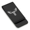 thumbnail image 1 of Stainless Steel Geometric Polygon Moose Animal Classic Slim Money Clip Credit Card Holder, 1 of 2