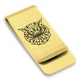 thumbnail image 1 of Stainless Steel Geometric Polygon Owl Animal Classic Slim Money Clip Credit Card Holder, 1 of 2