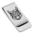 thumbnail image 1 of Stainless Steel Geometric Polygon Squirrel Animal Classic Slim Money Clip Credit Card Holder, 1 of 2