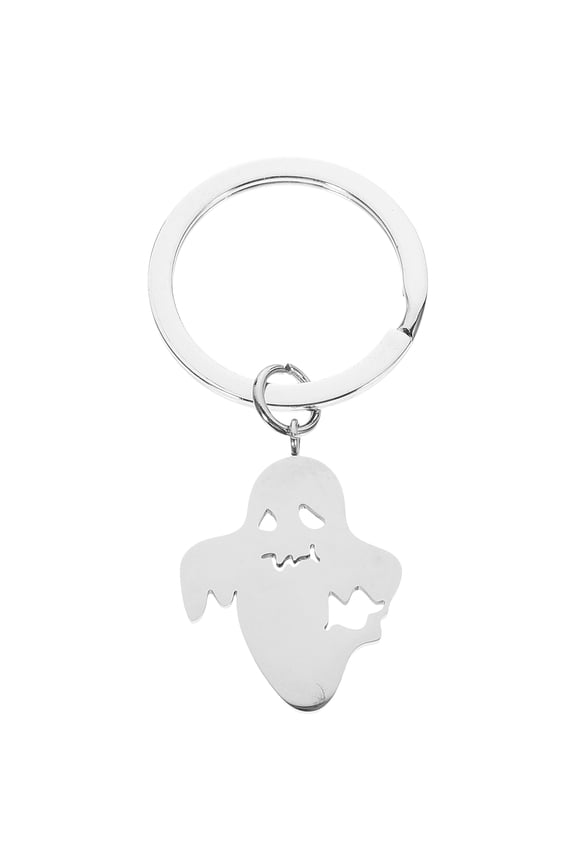 Stainless Steel Ghost Keychain for Halloween