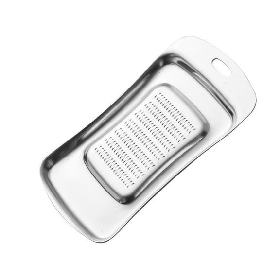 Stainless Steel Ginger Garlic Zester Grater, Small Handheld Ginger Paste Grater, Fine Grater for Garlic Ginger Nut Lemon Citrus Zest Kitchen Prep Tool