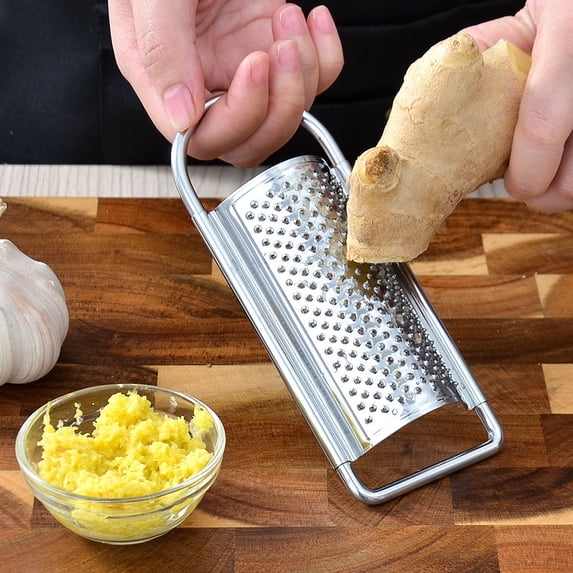 Stainless Steel Ginger Grater, Small Cheese Lemon Zester and Vegetable Grater for Kitchen