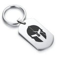 thumbnail image 1 of Stainless Steel Gladiator Warrior Champion Dog Tag Keychain Circle Ring, 1 of 2