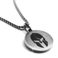 thumbnail image 1 of Stainless Steel Gladiator Warrior Champion Round Medallion Pendant Necklace, 1 of 3