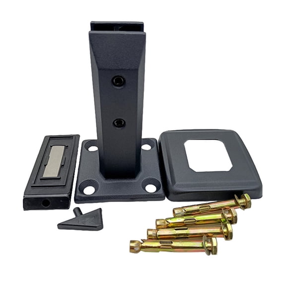 Practical Glass Mounting Clamps for Railings Set Sturdy Stainless Steel Holders Fit Most Glass for Garden and Stair