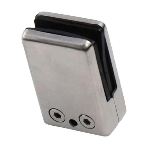 Stainless Steel Glass Clip Mounting Brackets Adjustable Glass Brackets for Railing Balustrade Staircases Handrails