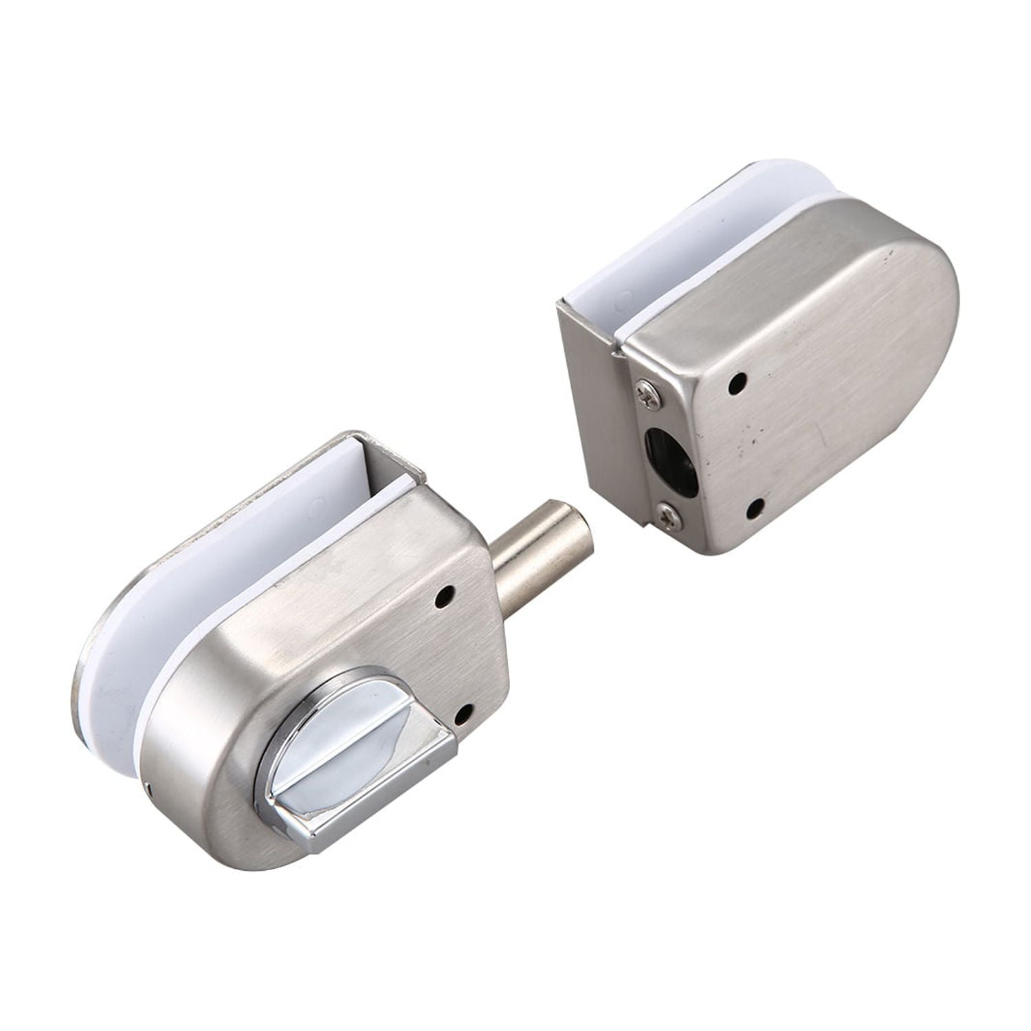 Stainless Steel,Glass Door Latches Lock/,138A ,Without Drilling,For