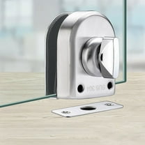 Stainless Steel Glass Door Lock Latch With Rotary Knob For Home Hotel 8-12Mm