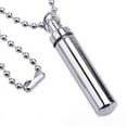 thumbnail image 1 of Stainless Steel Gloss Fully Sealed Bottle Pendant Water bottle shaped pendant necklace accessory, 1 of 5