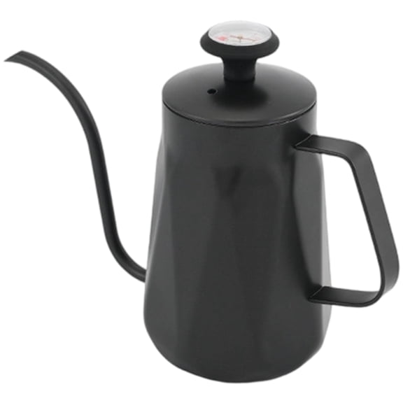 Stainless Steel Gooseneck Kettles 700ml Coffee Pot With Thermometers
