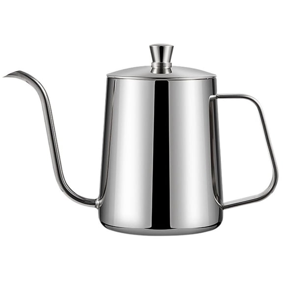 Stainless Steel Gooseneck Pour Over Coffee Kettle Tea Pot with Lid
