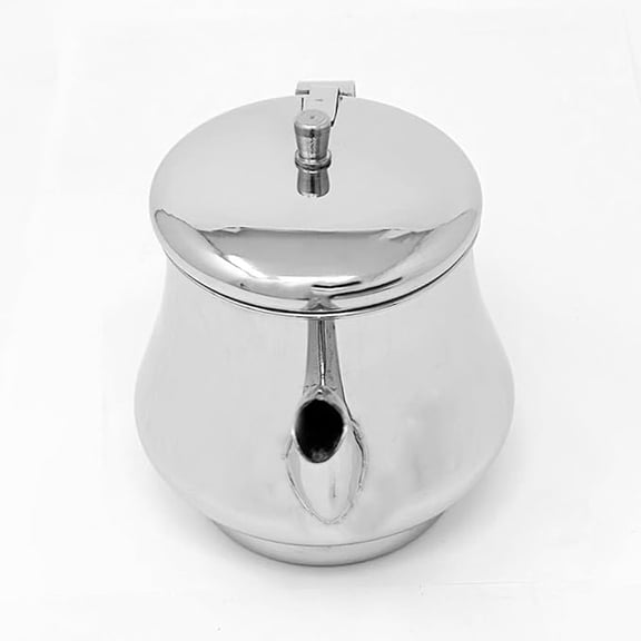 Pride Of India - Stainless Steel Gooseneck Tea Pot W/Vented Hinged Lid, 32 Fluid Ounces (4-5 Cups) By Pride Of India
