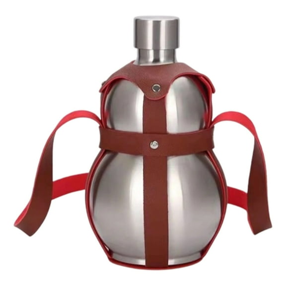 Stainless Steel Gourd Water Bottle for Hydration Companion Energy Boosting Drink Container