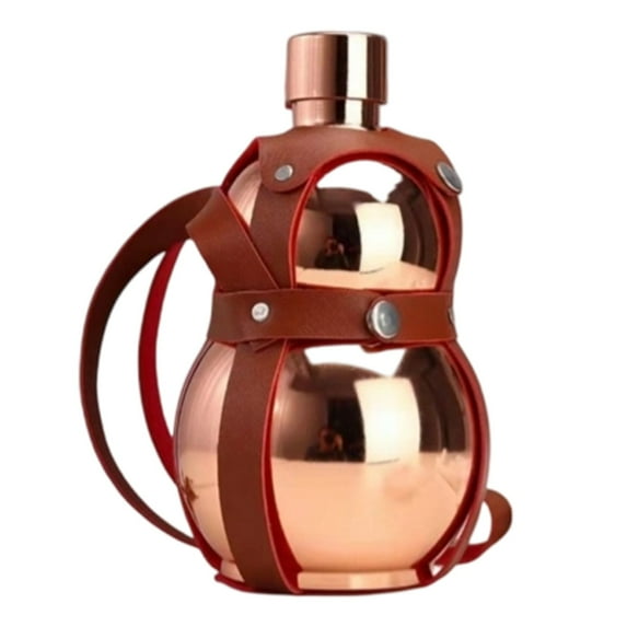 Stainless Steel Gourd Water Bottle for Hydration Companion to During Sports and Fitness