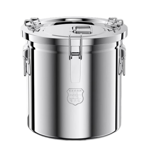 Stainless Steel Grain Container,Airtight Grain and Cereal Container, Food Storage Container,Kitchen Bucket For Storing Flour, Grains, Cereal