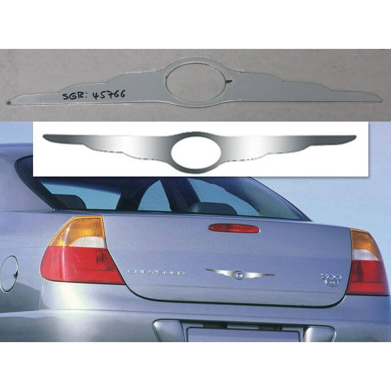 Stainless Steel Graphic Emblem 1Pc Fits 2005-2010 Chrysler 