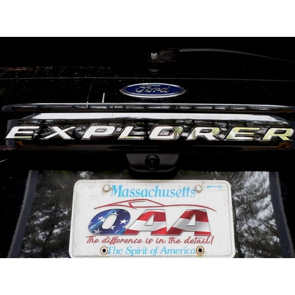 Stainless Steel Graphic Emblem 8Pc Fits 2020 Ford Explorer SGR60331 QAA