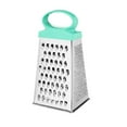 thumbnail image 1 of Stainless Steel Grater and Shredder, Four-sided Vertical Design with Handle, Efficient for Grating Cheese and Garlic, Grinding Nutmeg and Chocolate, Dishwasher Safe Kitchen Tool, 1 Pc, by IHXORA, 1 of 9